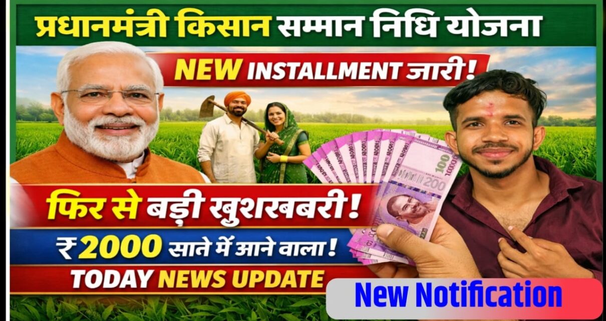 PM Kisan 22nd Installment 2026 Date & Ladli Behna Yojana Next Kist Update