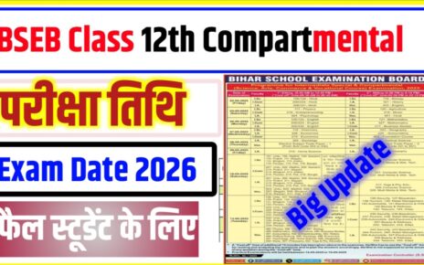 Bihar Board Class 12th Me Fail Ho Gaye Hai Kya Kare 2026