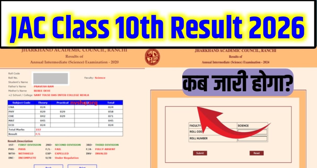 JAC Board Class 10th Result Kab Jari Hoga 2026