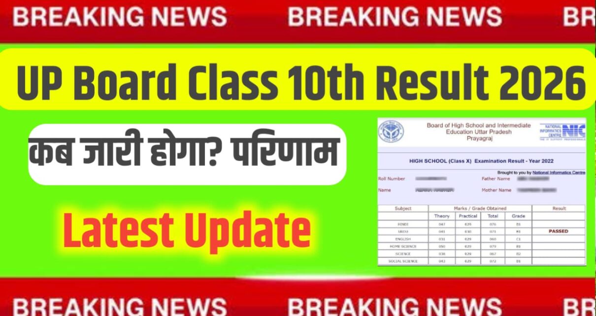 UP Board Class 10th Result Kab Aayega 2026