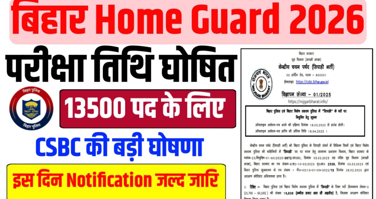 Bihar Home Guard New Vacancy 2026