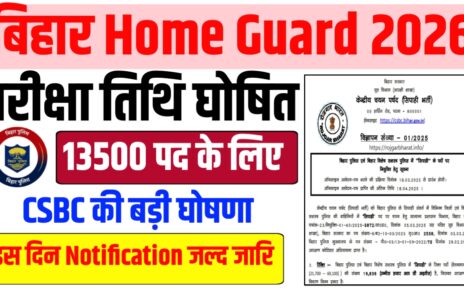 Bihar Home Guard New Vacancy 2026